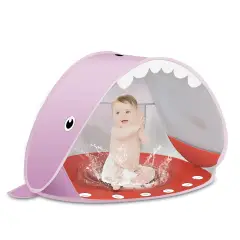Tenda da Spiaggia Pop-Up con Filtro UV50+ Baby Shark, Rosa