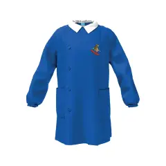 Blue Skateboard School Child Apron 8 Years Old