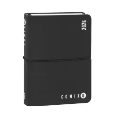 Comix U Yourself School Agenda 16 Months Day Mini Black White