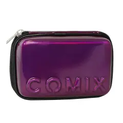 Astuccio Scuola Comix Maxi Zip Viola con Corredo Completo
