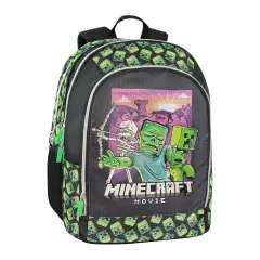 Minecraft Movie Organized School Backpack