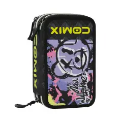 Astuccio Scuola Comix WBS Bear 3 Zip – Con Corredo Completo