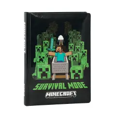 Minecraft School Journal 12 Months Standard Black Pixel