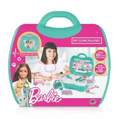 Barbie Pet Clinic Playset - Traveling Veterinary Clinic Case