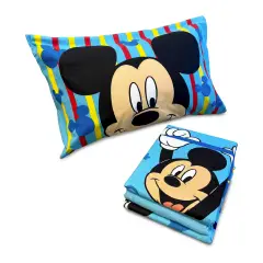 Set Lenzuolo Letto Singolo Mickey Mouse Flanella