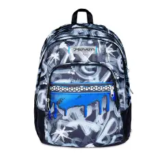 Quick Graffiti Boy Backpack School Dual Detach
