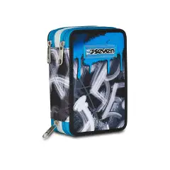 Quick Graffiti Boy Astuccio Scuola 3 Zip
