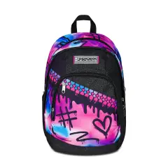 Sprint Paint Girl Backpack School Dual