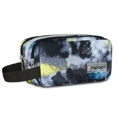 Freethink Boy Portapenne Bustina Scuola 3 Zip Lime Punch