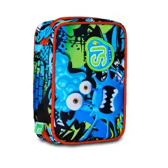 Sj Gang Fantasys Boy Astuccio Scuola Speed Pad+