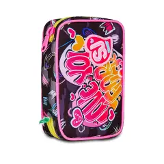 Sj Gang Game-led Girl Astuccio Scuola Speed Pad+