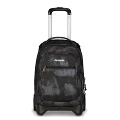 Backpack School Trolley Plug Fantasy Grs Brushed Black