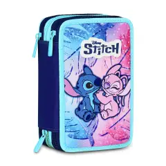 Lilo & Stitch Astuccio Scuola 3 Zip