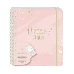 Tri-coastal Design 18 Month Large Spiral Weekly Agenda 25/26 con Divisori Gold Dots