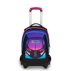Nuanced Backpack School Trolley Jack -3wd+ Detach Potent Violet