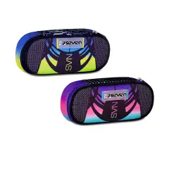 Seven Round Plus Pen Holder - 2 Graphics, 23x10x5.5 cm