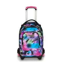 Write Down Backpack School Trolley Jack -3wd+ Detach Fluo Fuxia