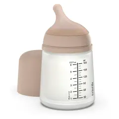 Zero Zero Baby Bottle with Anti-Colic Silicone Teat Adaptable Flow 180 ml Medium