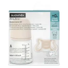 Zero Zero Newborn Bottle And Pacifier Set Light