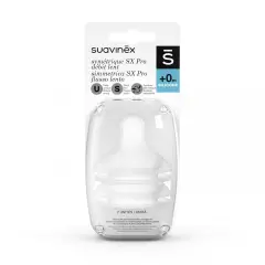 Silicone Teats Sx Pro Fisio Set 2 Pcs Slow Flow S