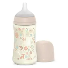 Wonder Anti-Anticolic 270ml Medium Flow M Liberty Pink Baby Bottle