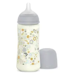 Wonder Baby Bottle with Anti-Colic Silicone Teat 360ml Dense Flow (L) Liberty Light Blue