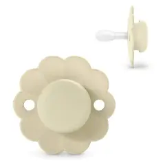 Wonder Silicone Soother 0/6m Champagne - Whitecap Grey