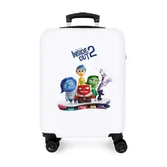Inside Out 2 Trolley Abs 55 Cm 4 Wheels Black and White