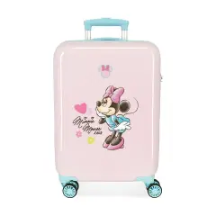 Imagine Minnie Trolley Abs 55 Cm 4 Wheels Pink