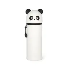 Legami - Kawaii Astuccio Scuola 2 in 1 in Morbido Silicone,Tema Panda