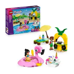 Lego Friends Pool Party with Unicorn and Flamingo 42658