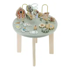 Little Dutch Little Farm Wooden Multi-Activity Side Table