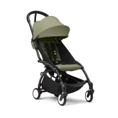 Stokke - Passeggino Yoyo3 Con Set Rivestimento 6+ Olive Telaio - Black