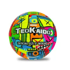 Teokaido Volleyball in PVC Fluo With Design