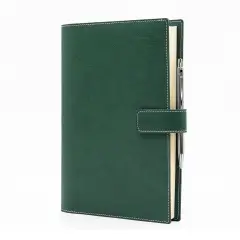 Timeless Daily Diary Simil leather 17x24 Green