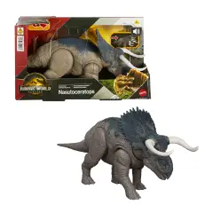 Jurassic World Rebirth Nasutoceratops Roar Wild 30 cm