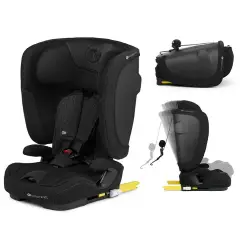 FIX2GO Black car seat with electronic installation SAFERIDE SENSOR
