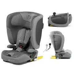 FIX2GO Grey car seat with electronic installation SAFERIDE SENSOR