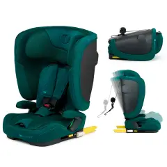 FIX2GO Green car seat with electronic installation SAFERIDE SENSOR