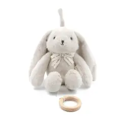 Carillon Plush Bunny Warm Grey Bamboom