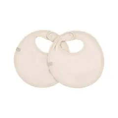 Set Bavaglino Waffle 2 Pezzi Warm White Bamboom