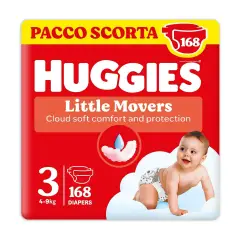 Huggies Little Movers Size 3, 168 Disney Ultra Dry Diapers