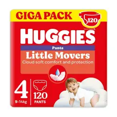 Huggies Little Movers Panties Size 4, 120 Disney Diapers