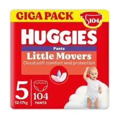Huggies Little Movers Panties Size 5, 104 Disney Diapers