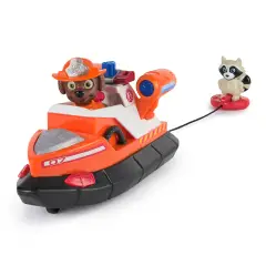 Paw Patrol Fire Rescue Zuma - Boat with Lifesaver and Raccoon