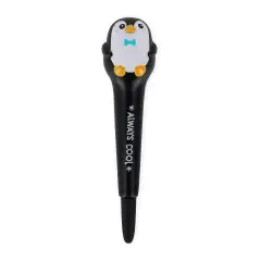 Legami - Penna Gel Antistress Squeezies, Tema Penguin