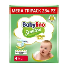 Babylino Sensitive Pannolini Taglia 4, Maxi (8-13kg), 78 Unità