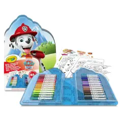 Crayola Valigetta Colori & Adesivi Paw Patrol – Set Creativo 45 Pezzi
