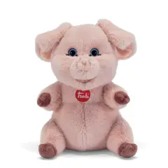 Trudi Maiale Zack S – Peluche Morbido Maialino Portafortuna 15x21x15 cm