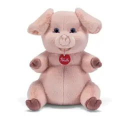Trudi Maiale Zack M – Peluche Morbido Maialino Portafortuna 21x29x19 cm